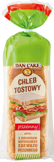 Chleb tostowy pszenny Dan Cake 500g widok główny