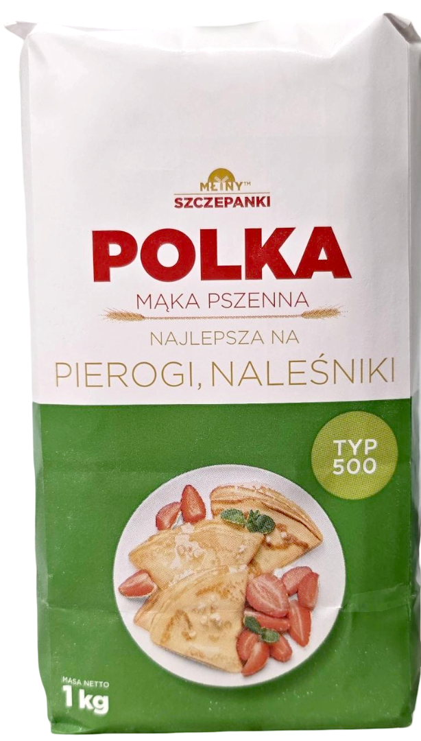 Mąka pszenna pierogi/naleśniki typ 500 Polka 1kg widok 1