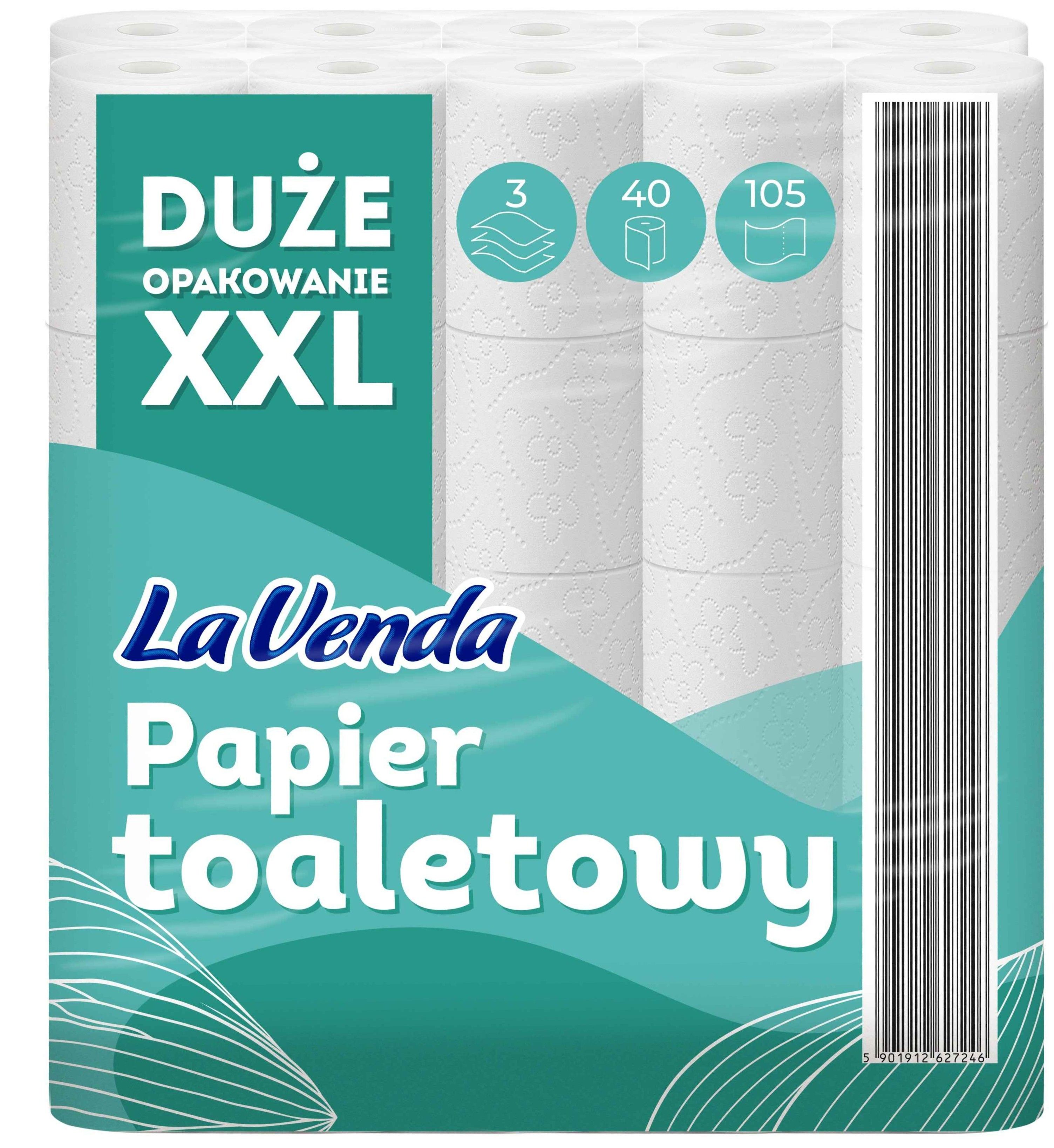 Papier toalet. Lavenda A40x105l 3w 11,55m widok 1