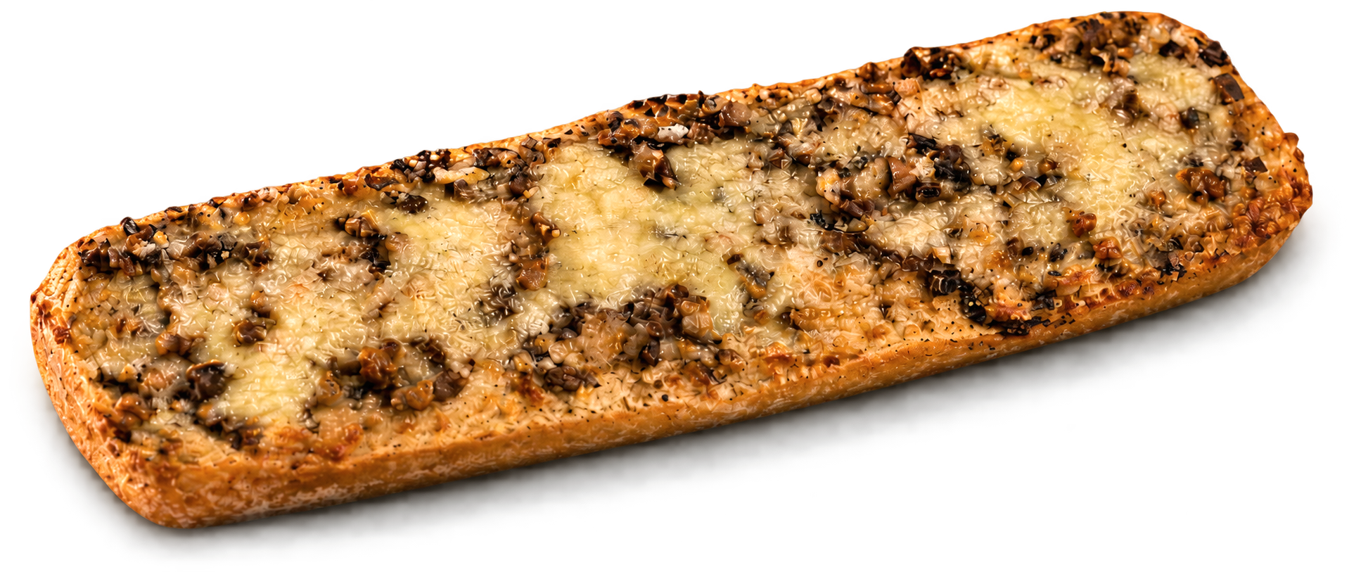 Zapiekanka z pieczarką i mozzarellą widok główny