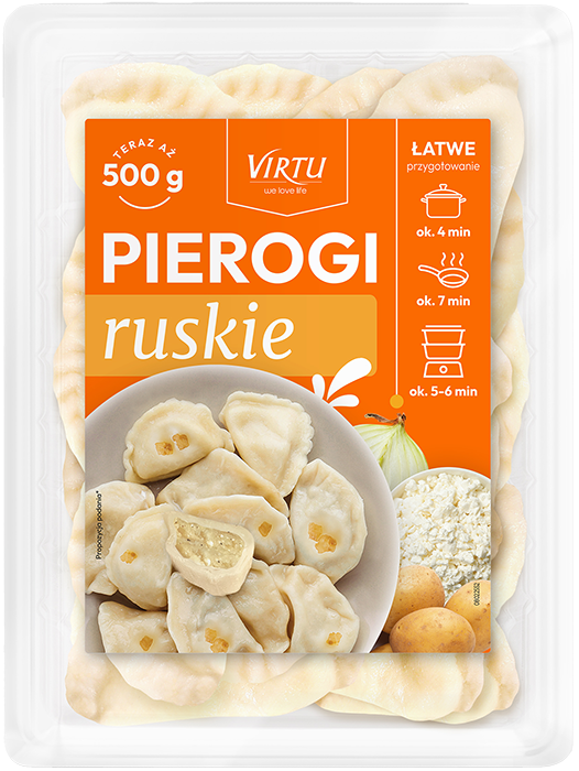 Pierogi ruskie Virtu 500g widok 1
