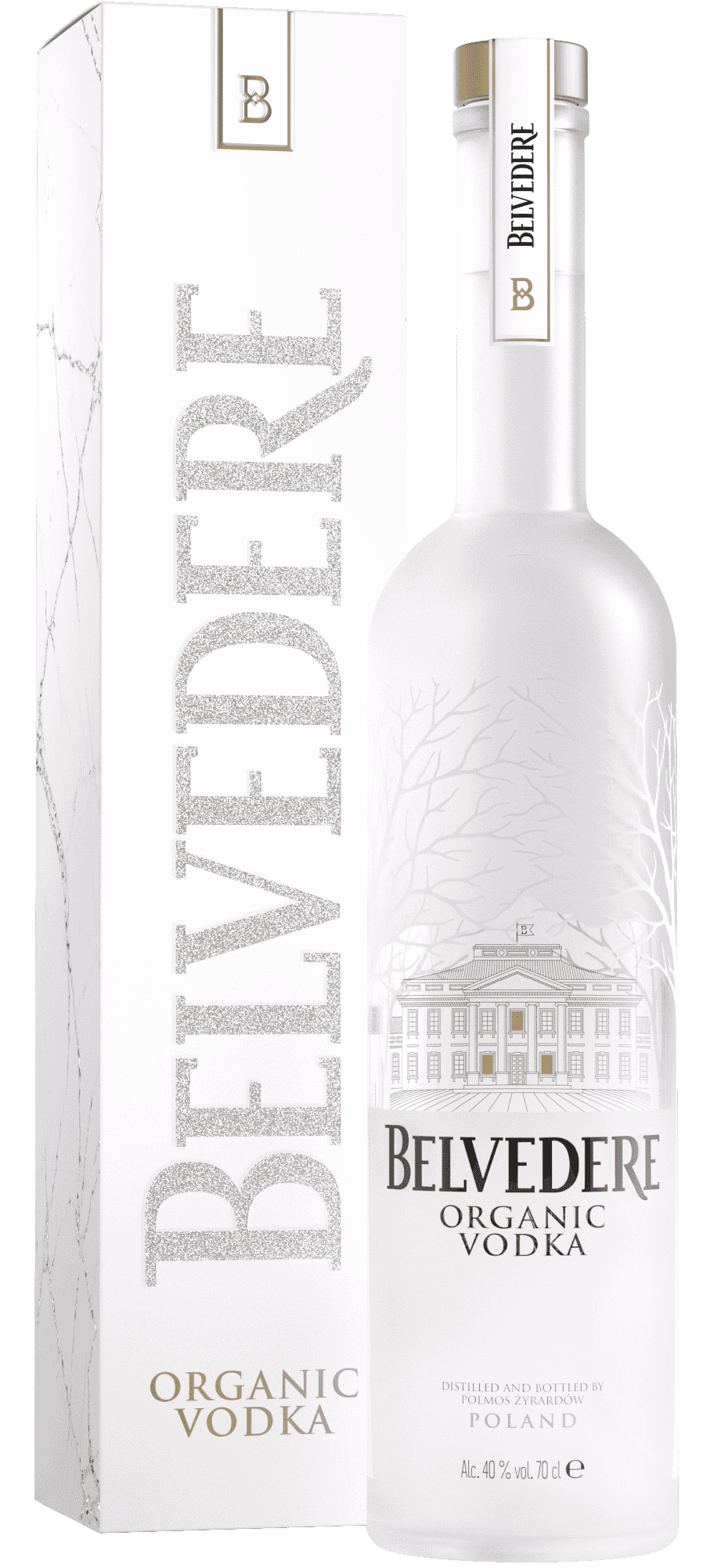 Wódka Belvedere Organic 0,7l 40% kartonik widok główny