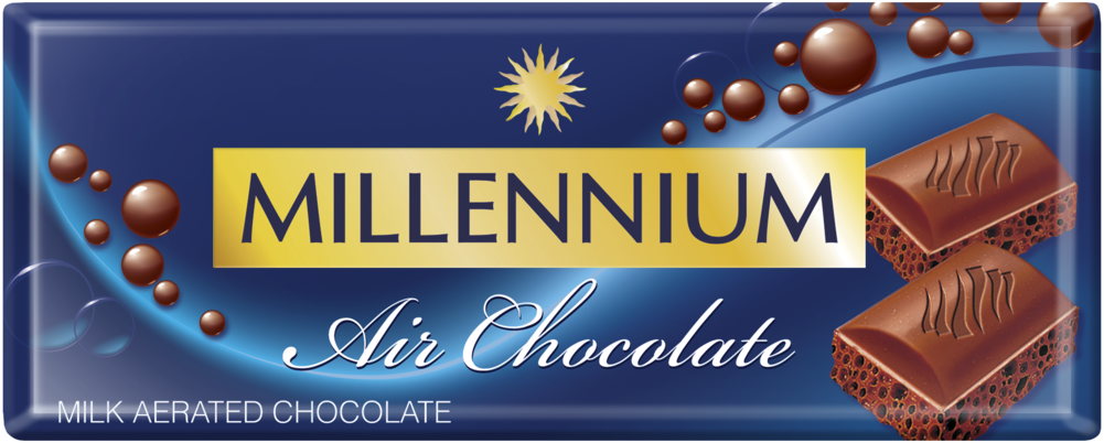 Czekolada air chocolate milk Millennium 85g widok 1