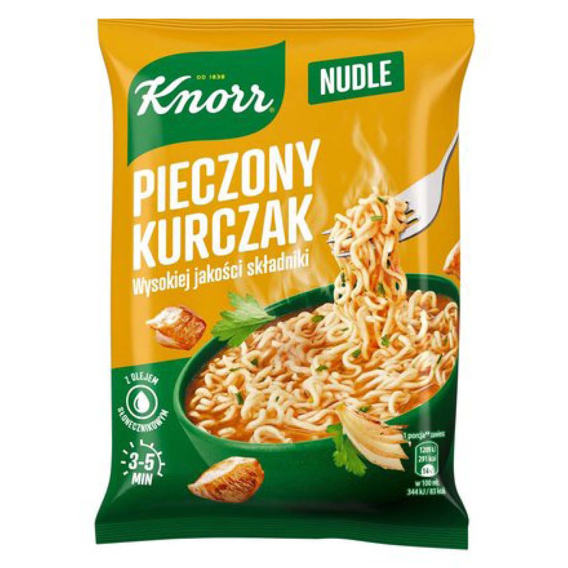 Zupa nudle pieczony kurczak Knorr 61g widok 1