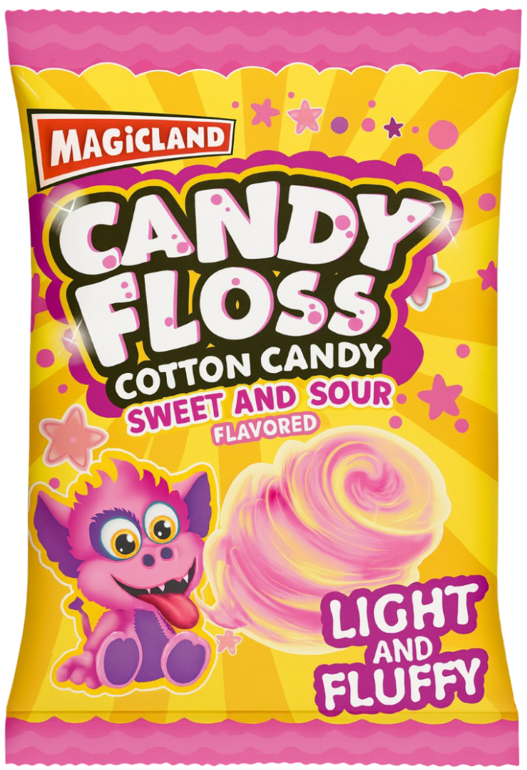 Wata cukrowa sweet&sour Candy Floss 30g widok 1