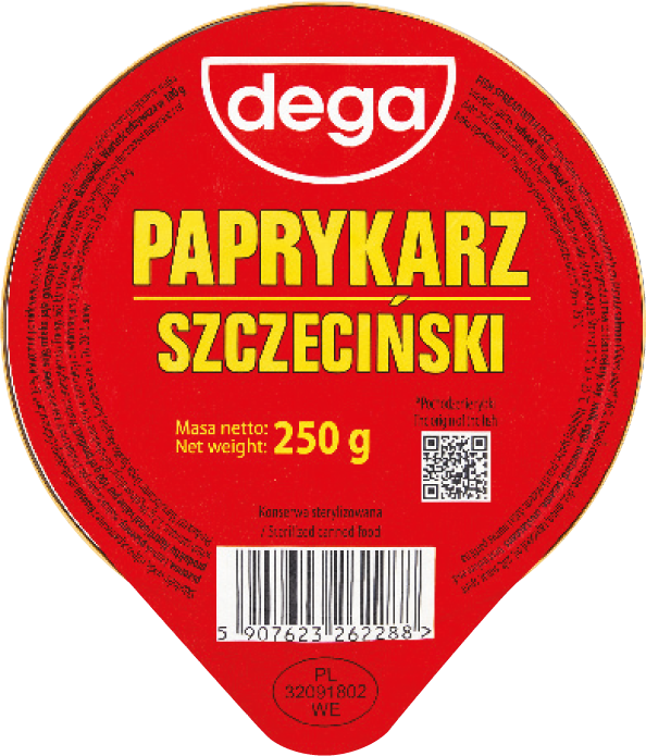 Paprykarz szczeciński Dega 250g widok główny 