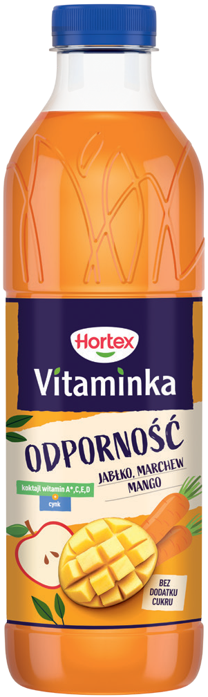 Sok march jabł mango odporność Vitaminka Hortex 1l widok główny