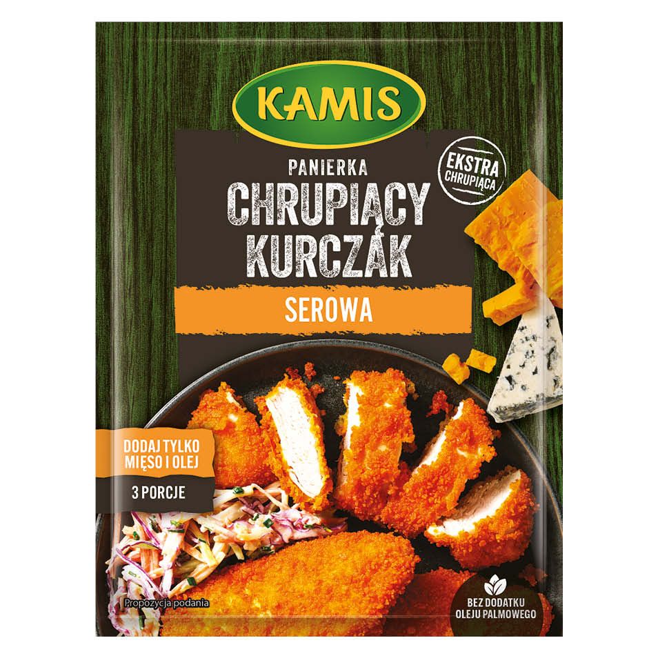 Panierka chrupiący kurczak serowa Kamis 70g widok 1