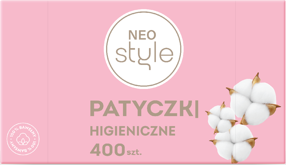 Patyczki higieniczne Neo Style 400szt widok 1
