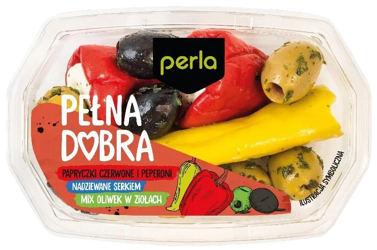 Papryczki nadziewane serkiem Perla 180/150g mix widok 2