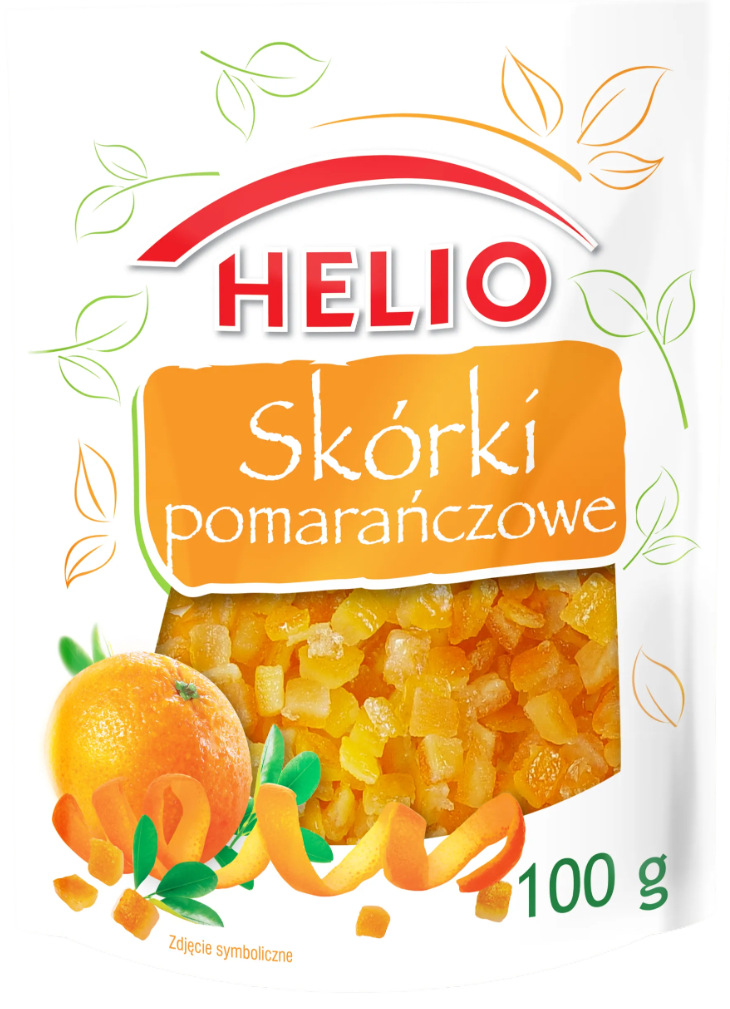 Skórki pomarańczowe Helio 100g widok 1