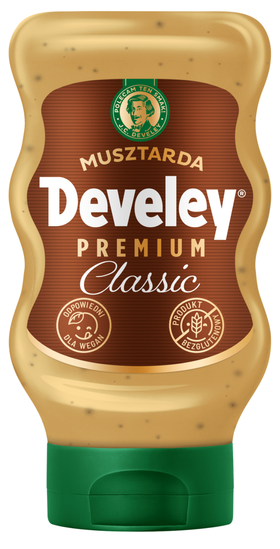 Musztarda classic Develey 335g widok 1