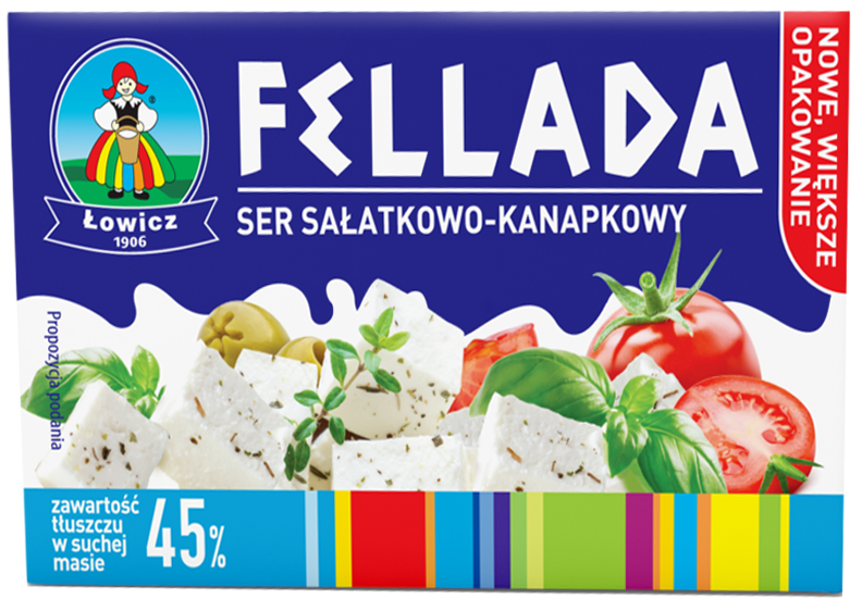 Ser sałatkowo kanapkowy Fellada Łowicz 270g mix widok 1