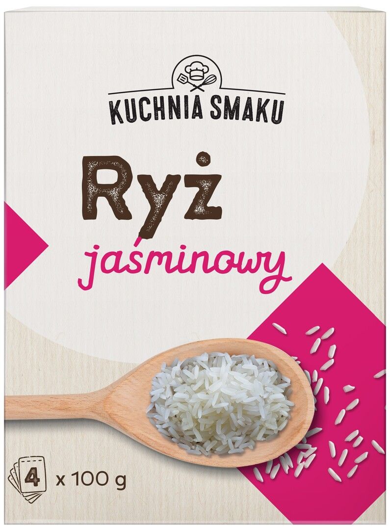 Ryż jaśminowy Kuchnia Smaku 4x100g widok główny