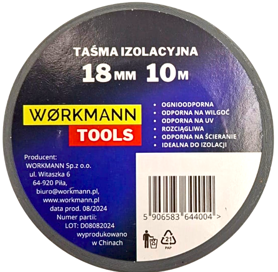 Taśma izolacyjna 18mmx10m mix widok główny