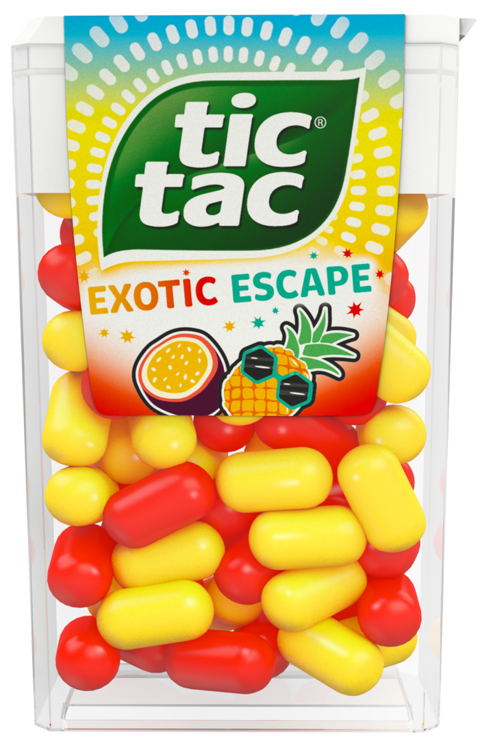 Drażetki Tic Tac exotic escape 54g widok 1
