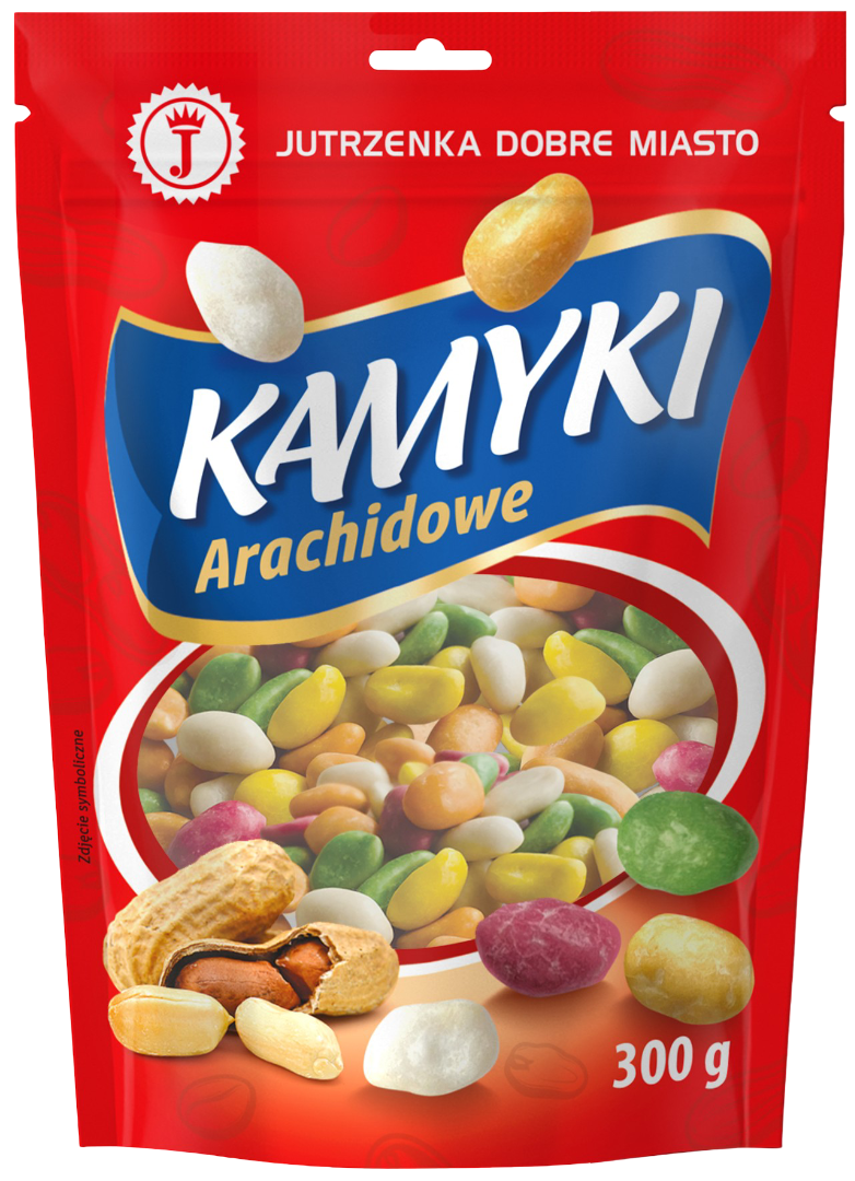 Cukierki kamyki arachidowe Jutrzenka 300g widok 1