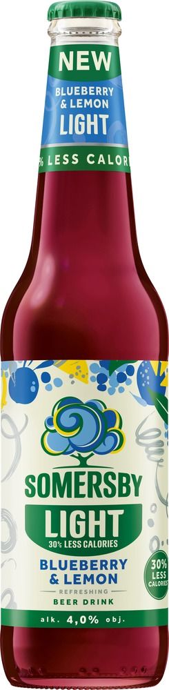 Napój piwny Somersby light blueb 400ml 4% but bzzw widok 1