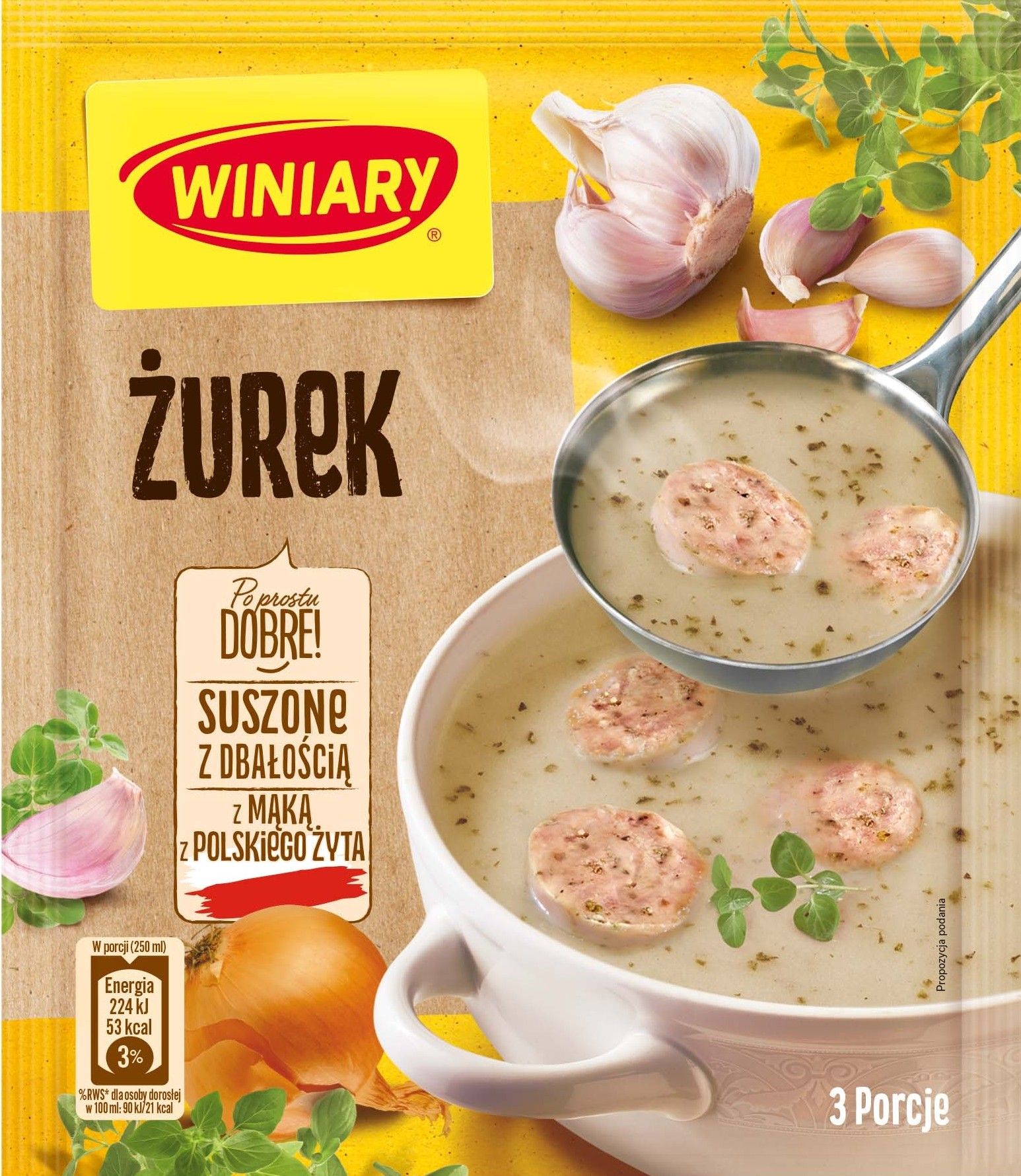 Zupa żurek standard Winiary 49g widok 1