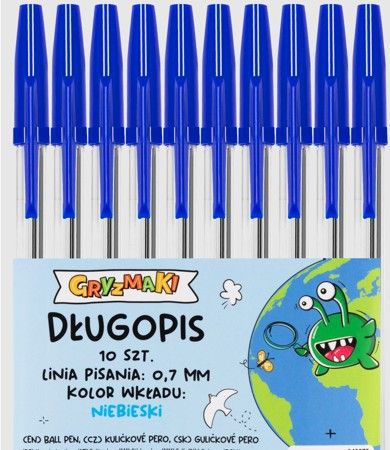 Długopis Podst. Fine Basic Gryzmaki 10szt  Sz25 widok 1