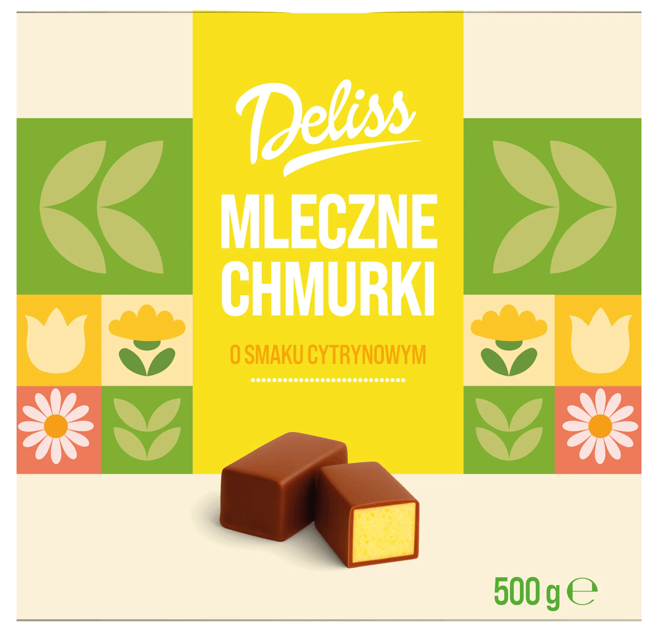 Mleczne Chmurki o sm. cytrynowym Deliss 500g WN26 widok główny