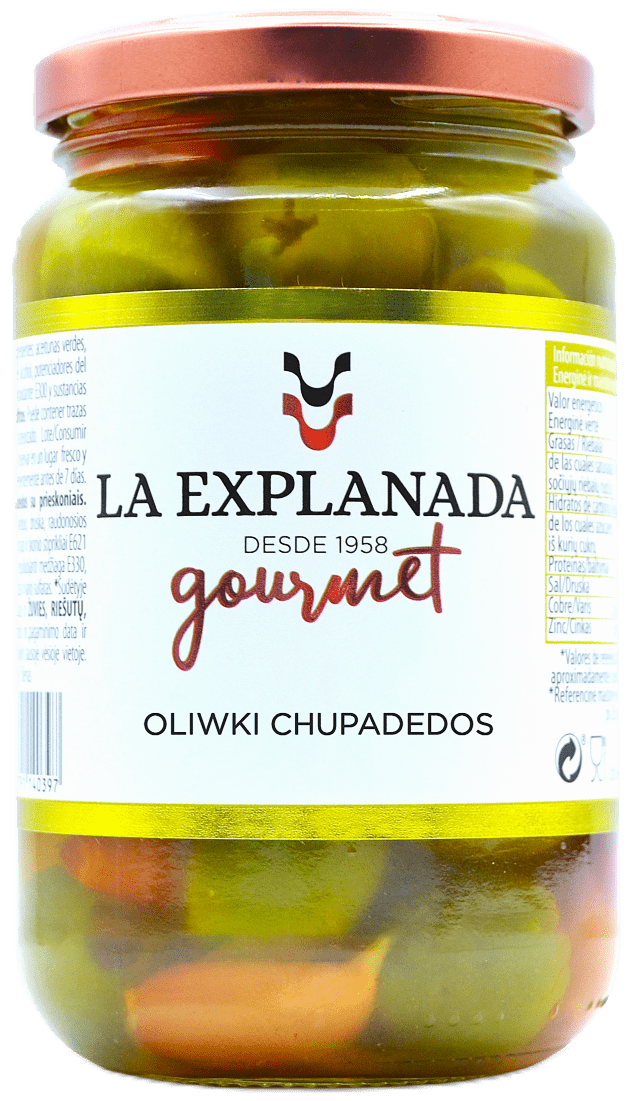 Oliwki zielone chupadedos La Explanada 340/160g widok główny 