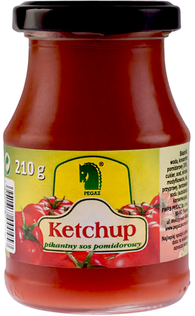 Ketchup pikantny Pegaz 210g widok 1