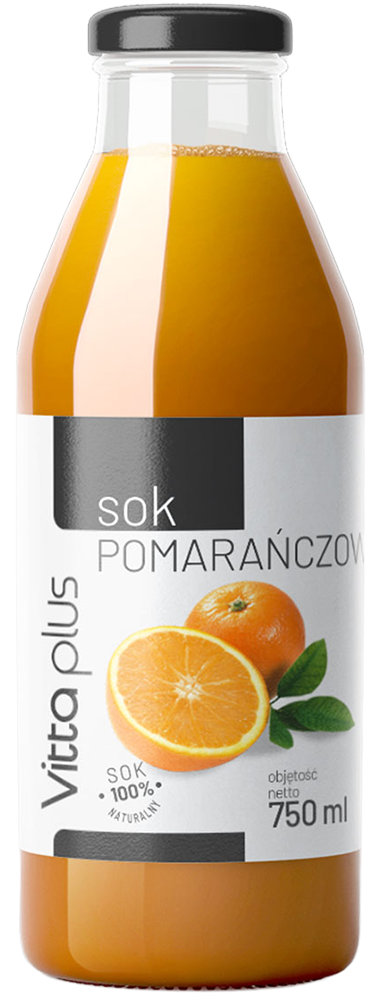 Sok pomarańczowy Vitta Plus 0,75l widok 1