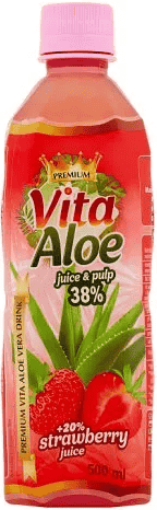 Napój aloesowy truskawka Vita Aloe 0,5l widok 1