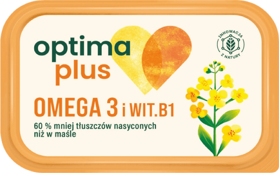 Margaryna Optima Omega3 400g widok główny 