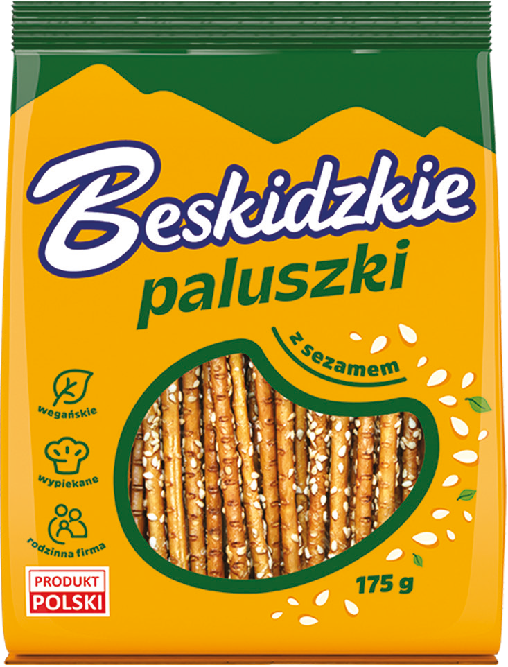 Paluszki z sezamem Beskidzkie 175g widok 1