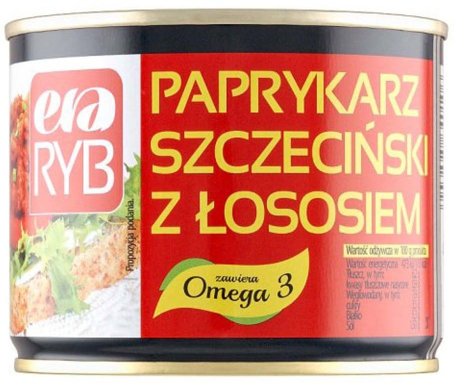 Paprykarz szczeciński z łososiem Graal 330g widok 1