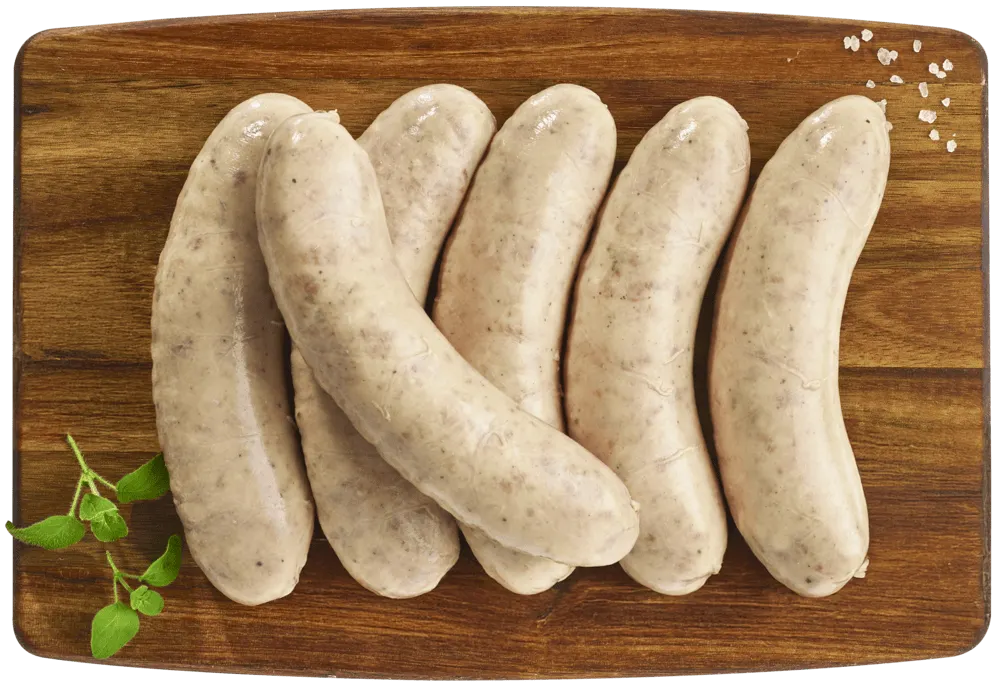 Kiełbasa biała surowa widok 1