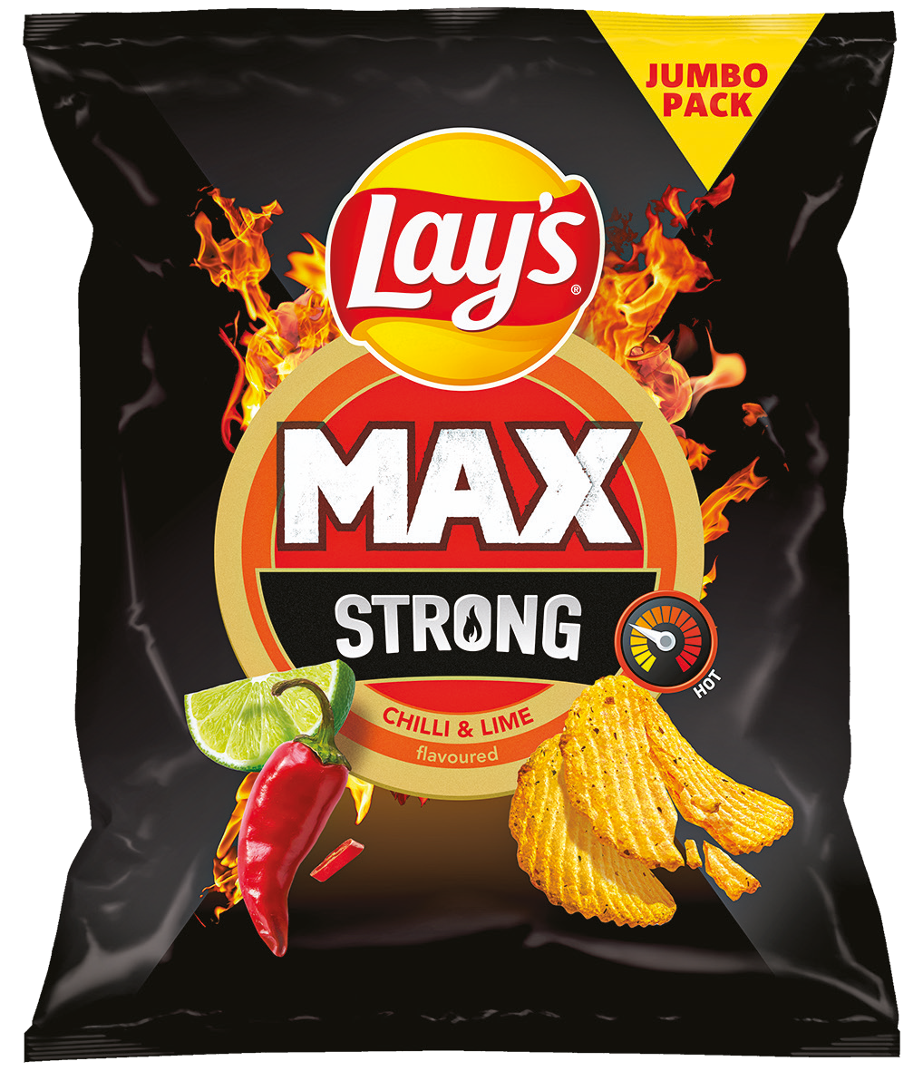 Chipsy chili&lime max strong Lay's 300g widok główny 