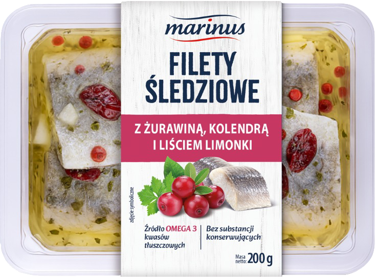 Filety śledziowe Marinus 200g mix widok 2