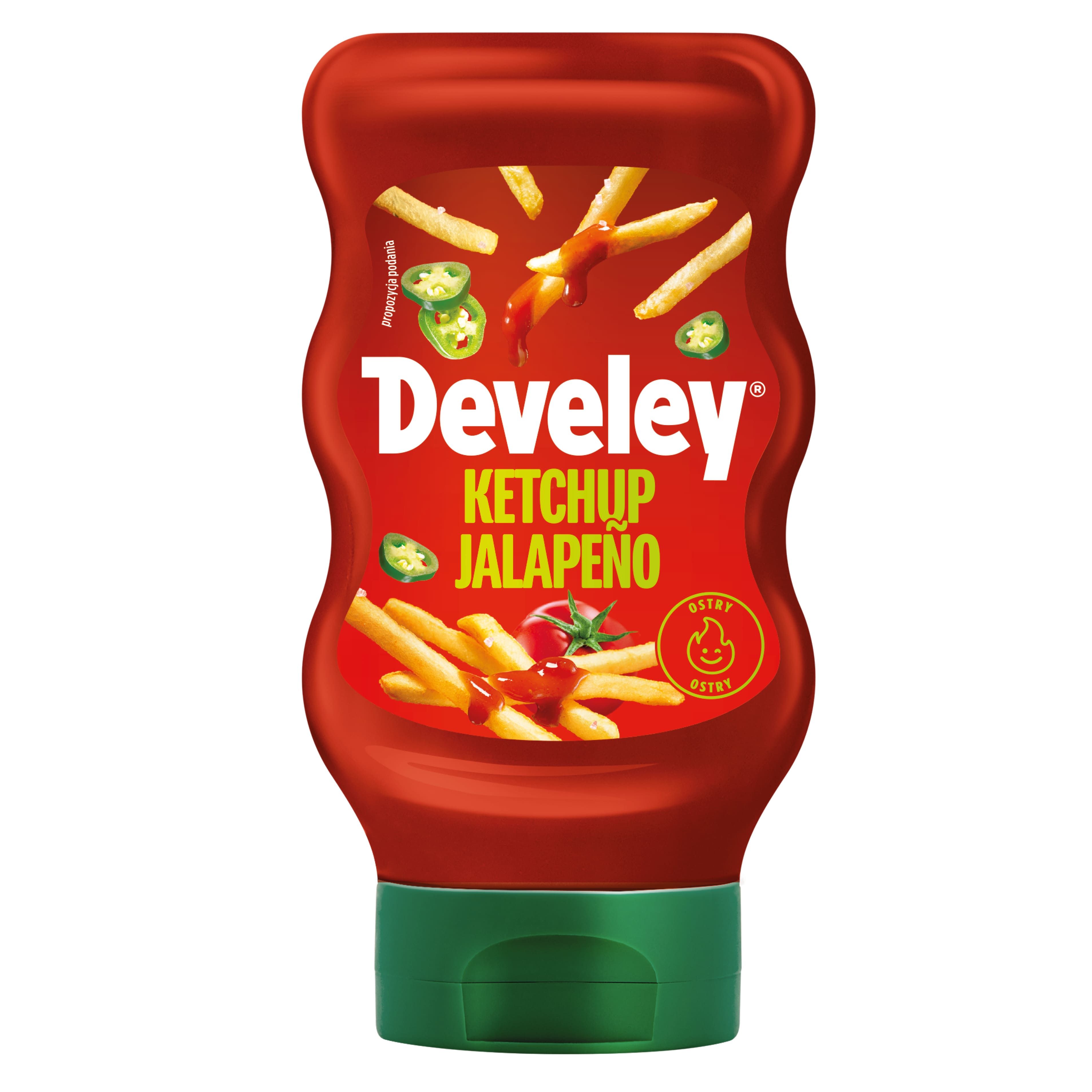 Ketchup jalapeno Develey 370g widok 1