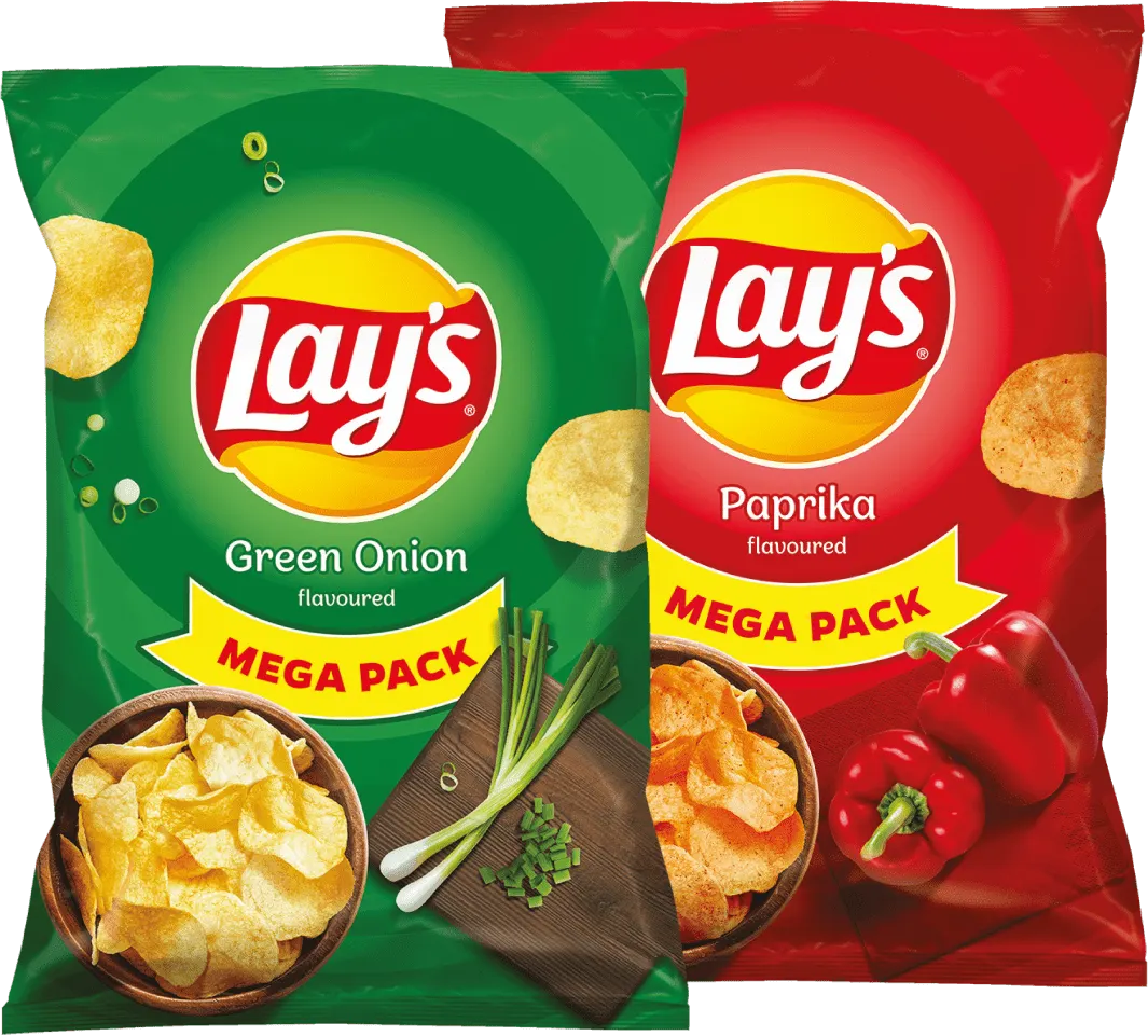Chipsy zielona cebulka Lay's 200g widok 1