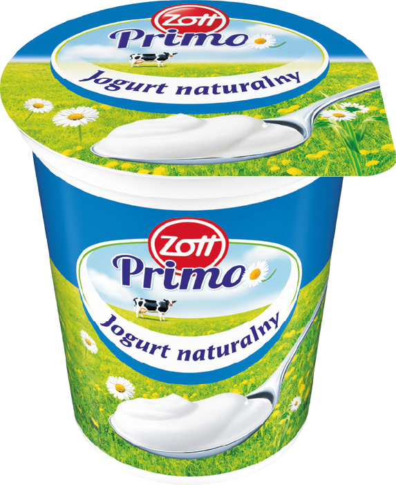 Jogurt naturalny Primo Zott 370g widok główny