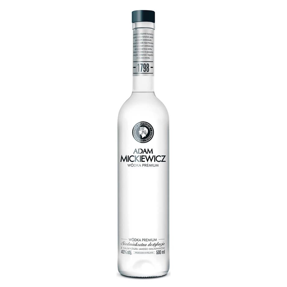 Wódka Adam Mickiewicz 0,5l 40% widok główny