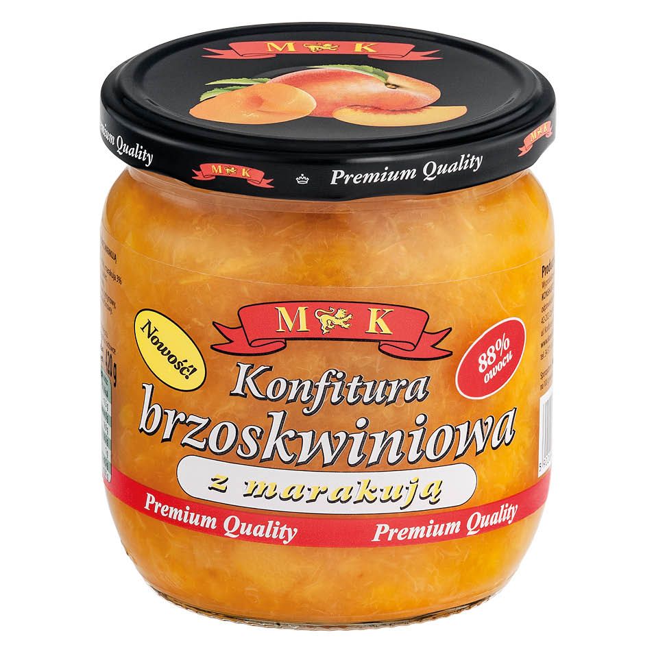 Konfitura brzoskw. z marakują Konshurt 420g widok 1