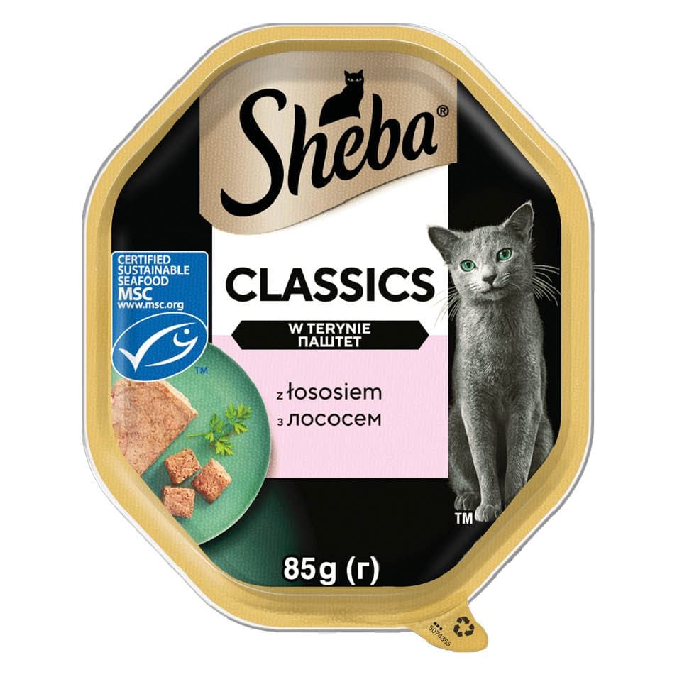 Karma dla kota mokra z łososiem Sheba 85g widok 1