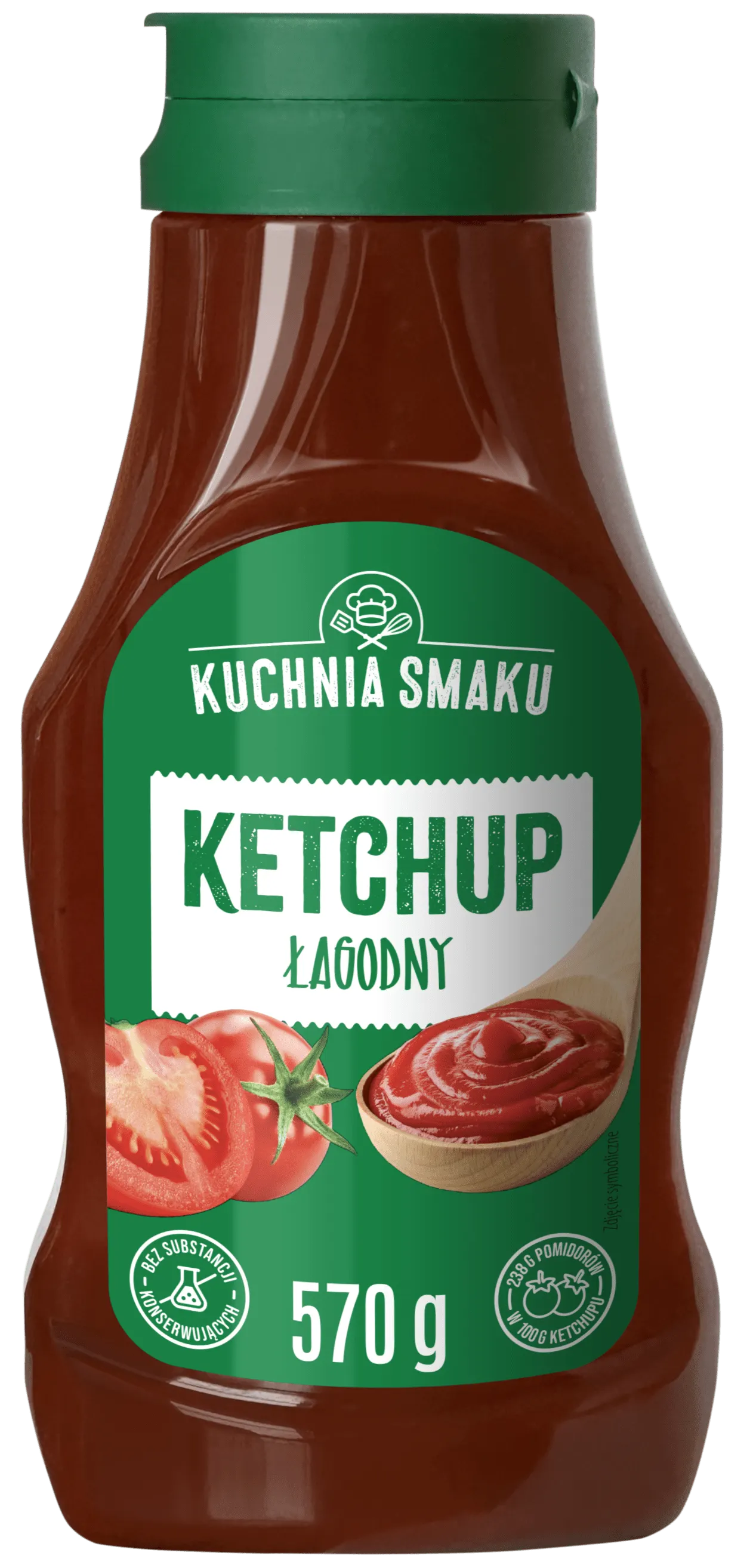 Ketchup łagodny Kuchnia Smaku 570g widok 1