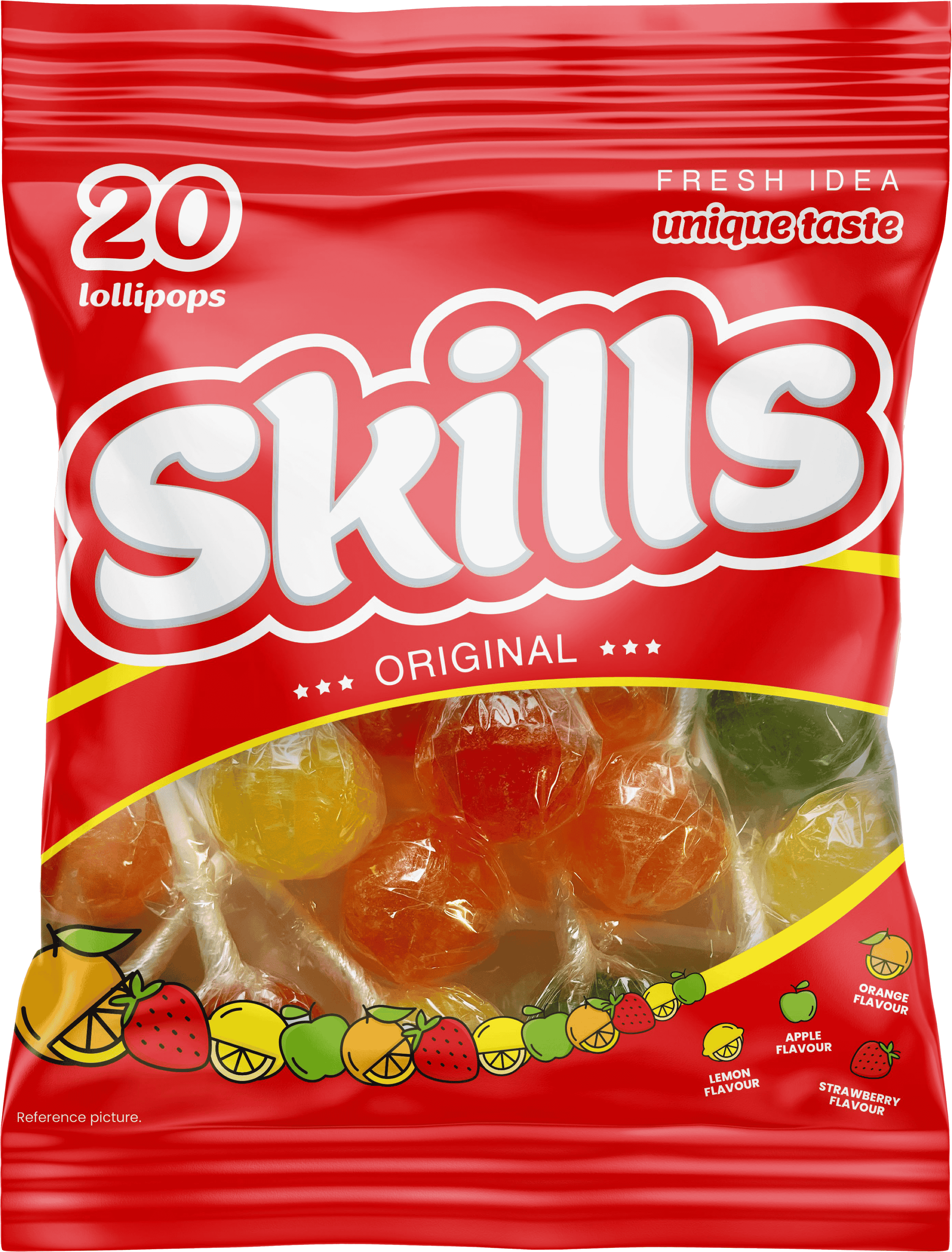 Lizaki kulki owocowe Skills 20x15g widok 1