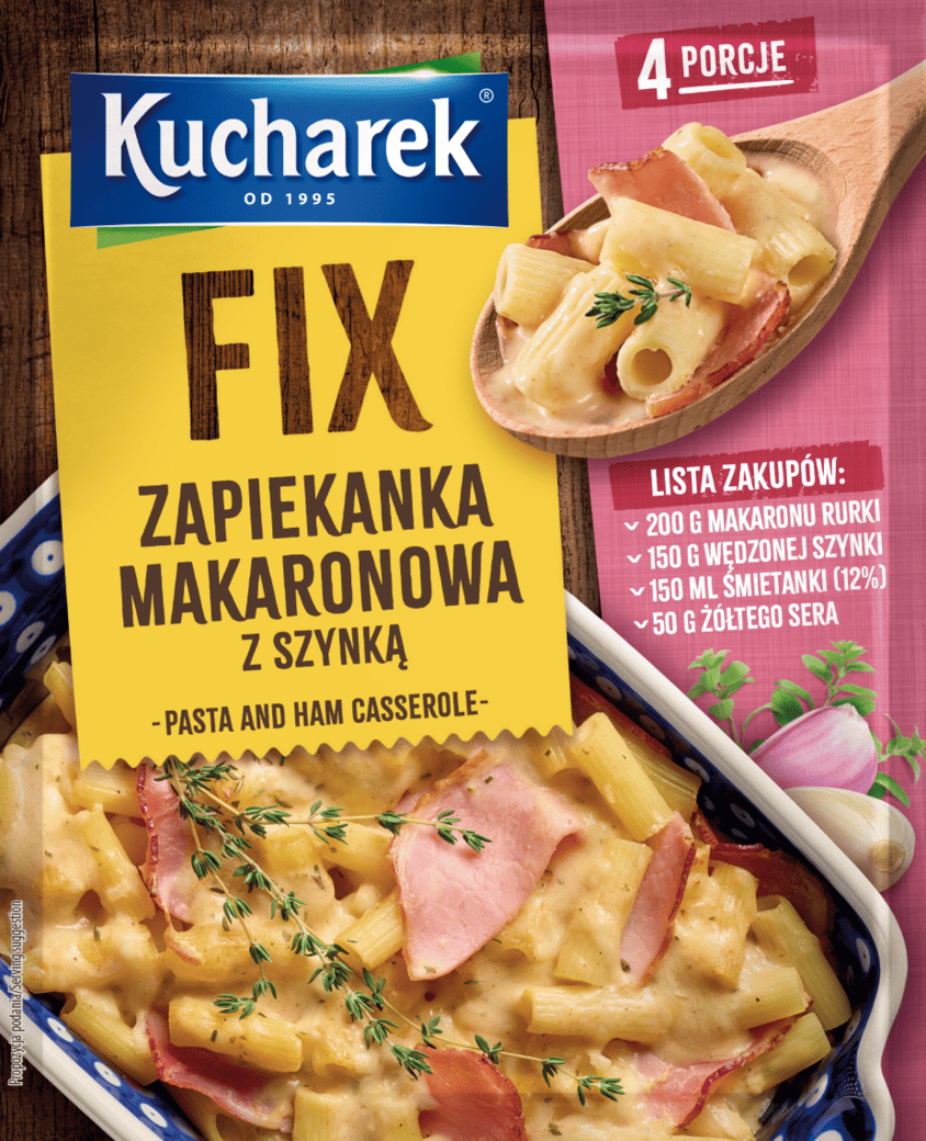 Fix zapiekanka makaronowa z szynką Kucharek 35g widok 1
