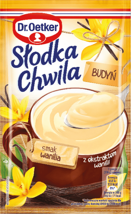 Budyń Słodka Chwila waniliowy Dr.Oetker 43g widok główny