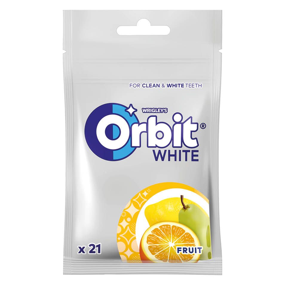 Guma Orbit fruit drażetki 21szt widok 1