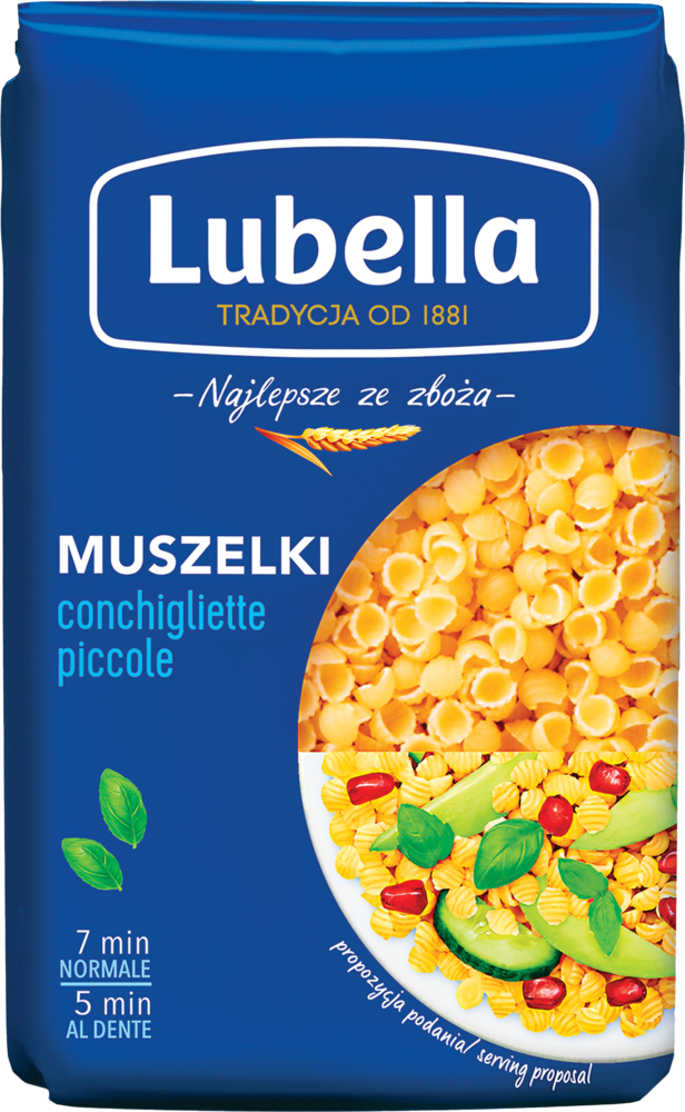 Makaron muszelka mała Lubella 400g widok 1