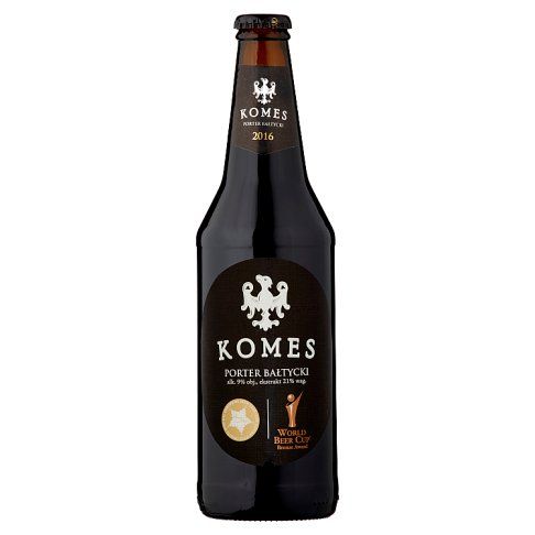 Piwo Komes Porter Bałtycki 0,5l 9% but. zw. widok 1