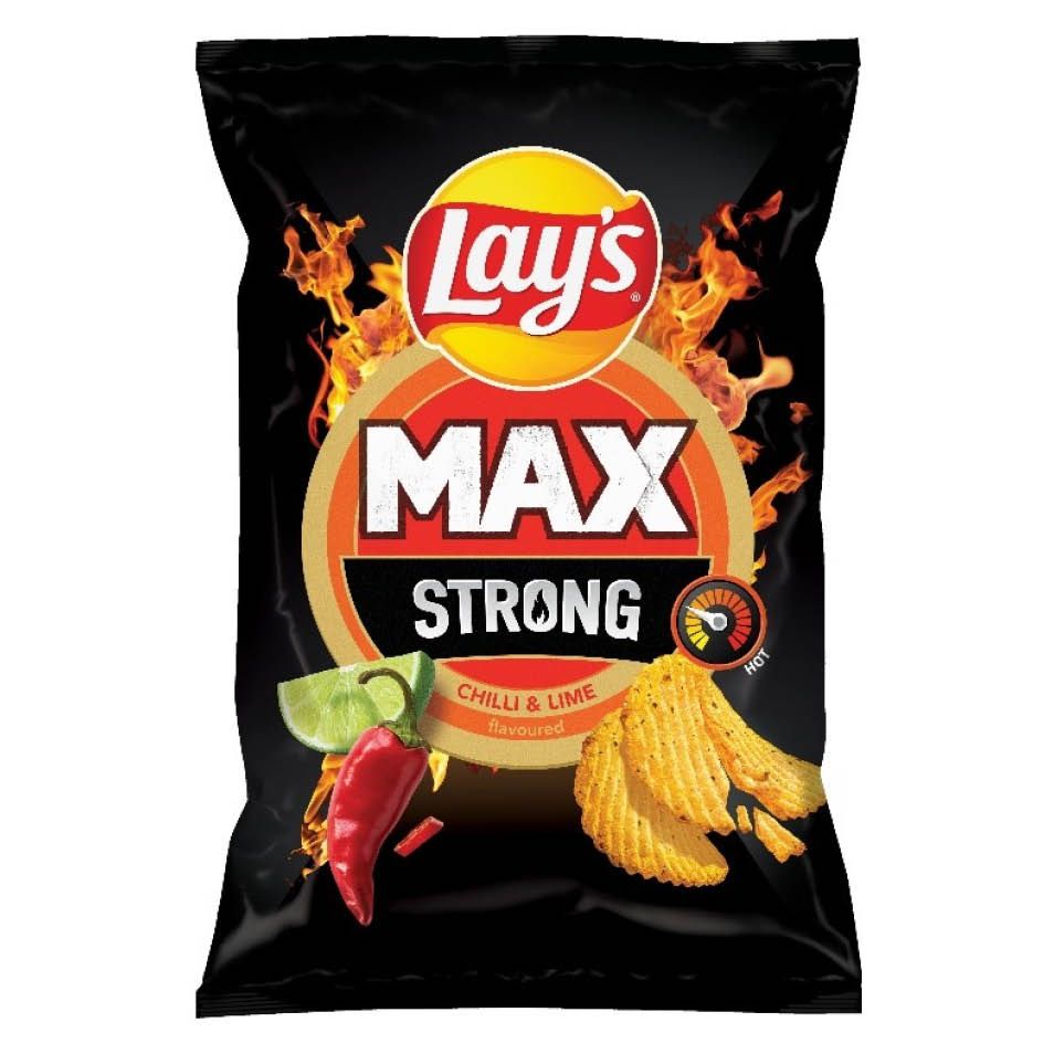 Chipsy chilli&lime max strong Lay’s 190g widok 1