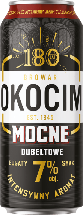 Piwo Okocim mocne 0,5l 6,5% puszka widok 1